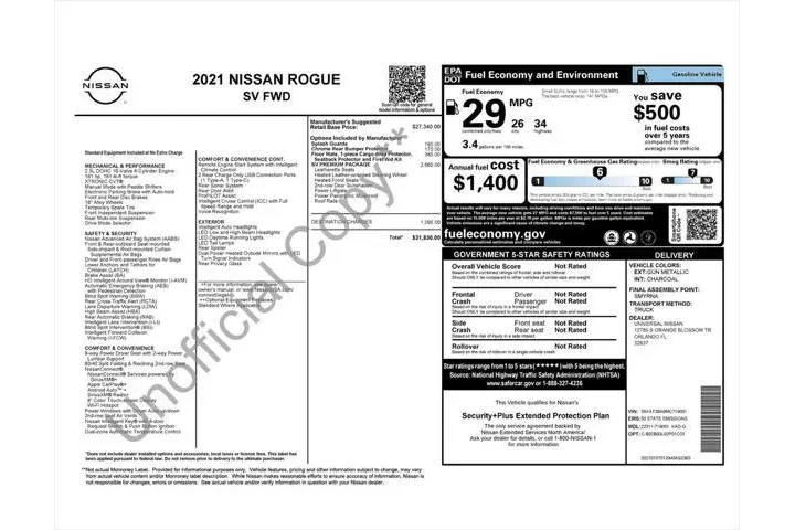 $16608 : Nissan Rogue 2021 SV 4dr Cro image 4