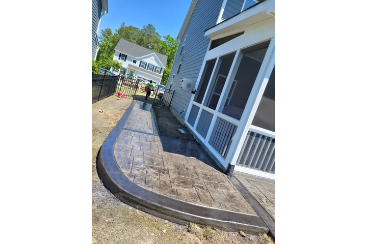 Stamped Concrete & Driveway image 6