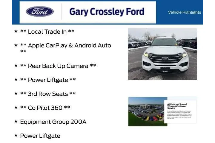 $31000 : Ford Explorer 2022 AWD XLT 4 image 6