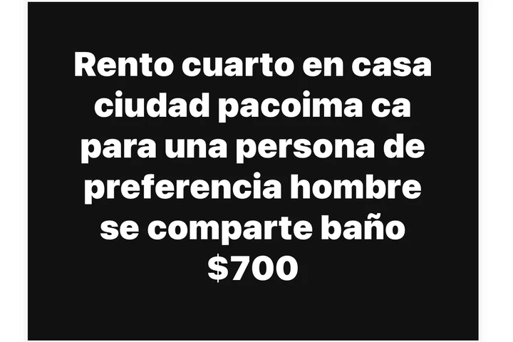 $700 : Rento un cuarto en casa image 1