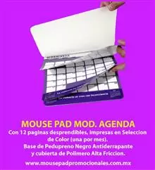 $1 : MOUSE PAD CALENDARIO image 1