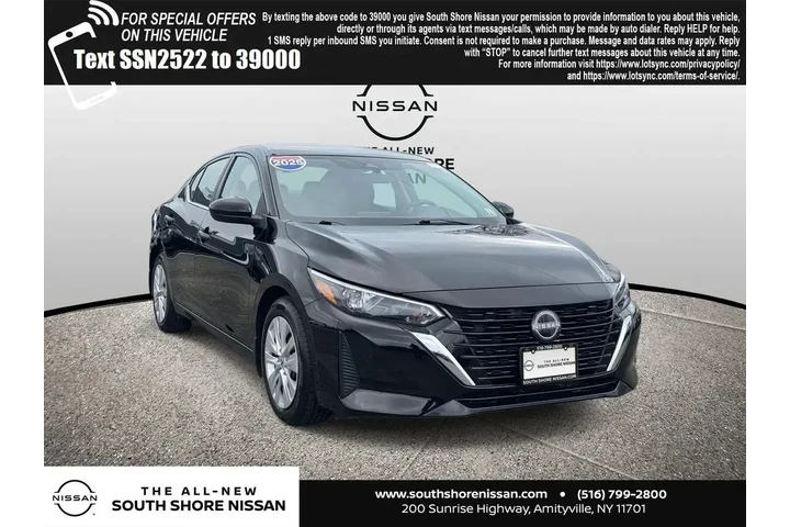 $15995 : Nissan Sentra 2025 S 4dr Sed image 1