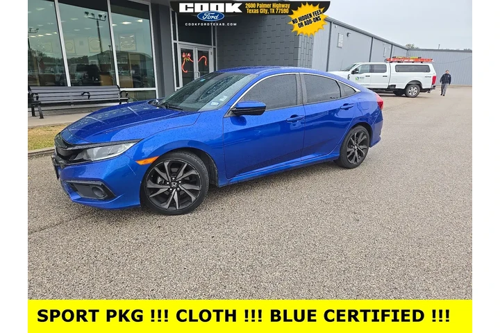 $17983 : Honda Civic 2021 Sport 4dr S image 1