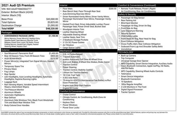 $22199 : Audi Q5 2021 AWD quattro Pre image 5