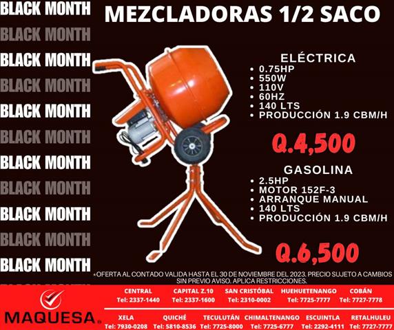 MEZCLADORA DE MEDIO SACO image 2