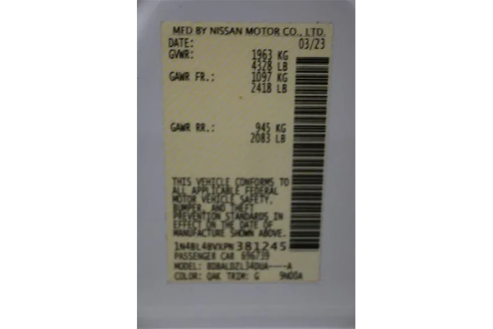 $18569 : Nissan Altima 2023 2.5 S 4dr image 7