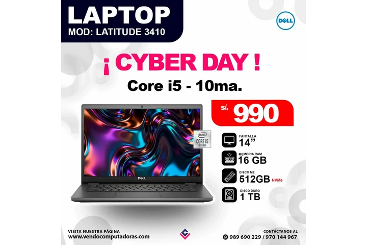 Laptop Latitude 3410 image 5