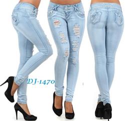 $14 : SILVER DIVA JEANS COLOMBIANOS image 1