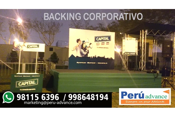 Backings Corporativos eventos image 9