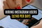 Hiring Instagram Users $240p/d en Los Angeles