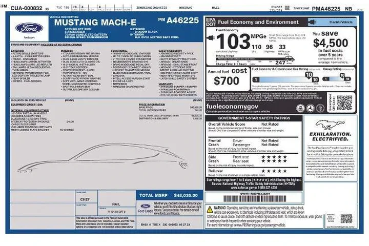 $29600 : Ford Mustang Mach-E 2023 Sel image 3