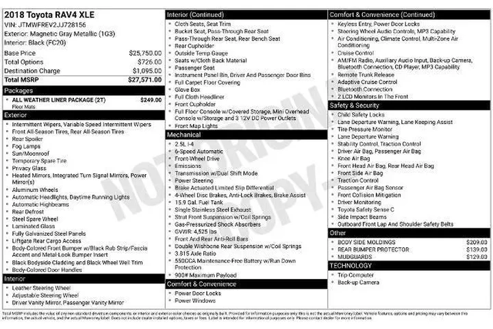 $21858 : Toyota RAV4 2018 XLE 4dr SUV image 2