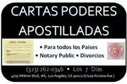 █►APOSTILLADOS ➡️ CARTAS PODER en Los Angeles