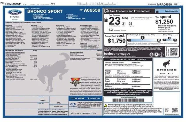 $27999 : Ford Bronco Sport 2021 AWD B image 2