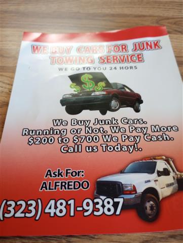WE BUY CARS FOR JUNK TOWING 24 image 1