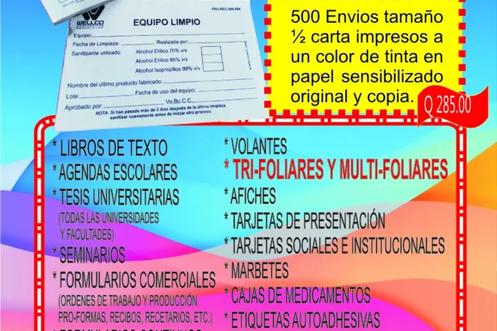 FORMULARIOS DE ENVIO image 1