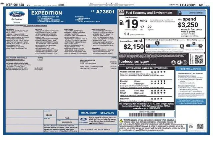 $29705 : Ford Expedition 2020 4x4 XLT image 2