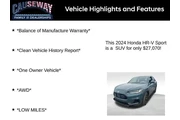 $27070 : Honda HR-V 2024 AWD Sport 4d thumbnail