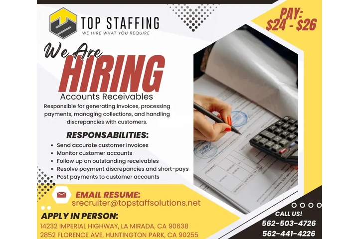 ¡NOW HIRING! image 1