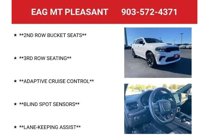 $39682 : Dodge Durango 2025 AWD GT 4d image 8