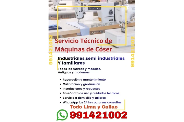 Técnico de máquinas de coser image 1