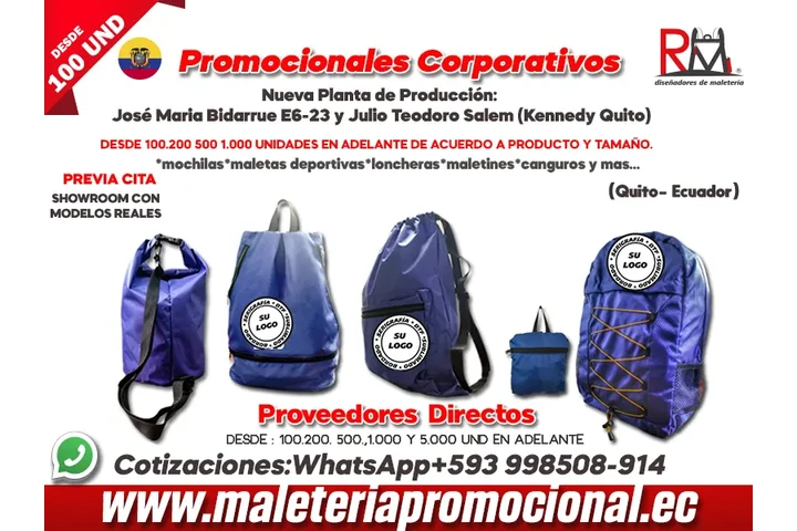 FABRICA DE MOCHILAS EN ECUADOR image 2