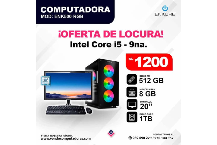 PC Intel Core i5 - 9na. image 3