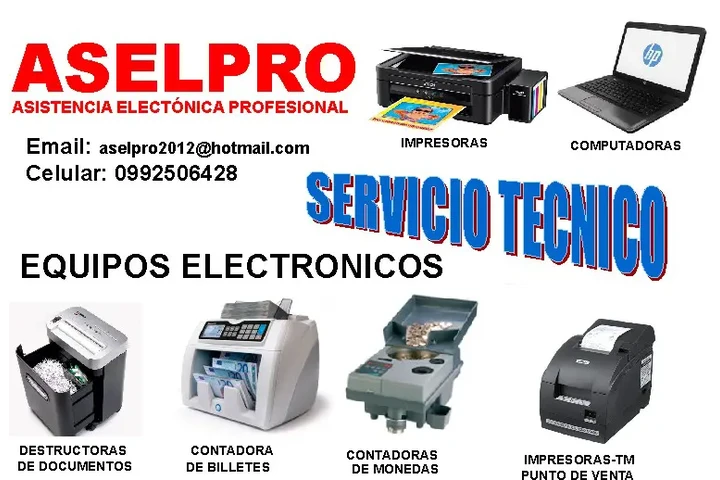 REPARACION EQUIPOS DE OFICINA image 1