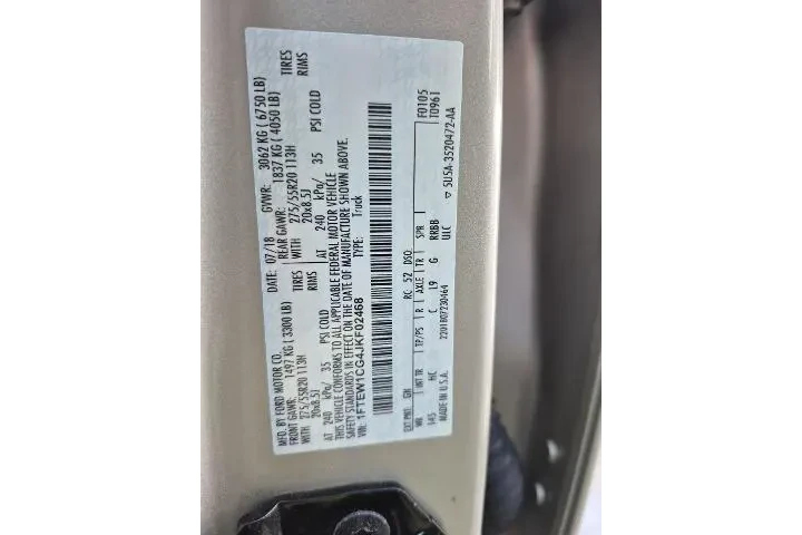 $26981 : Ford F-150 2018 4x2 Lariat 4 image 5