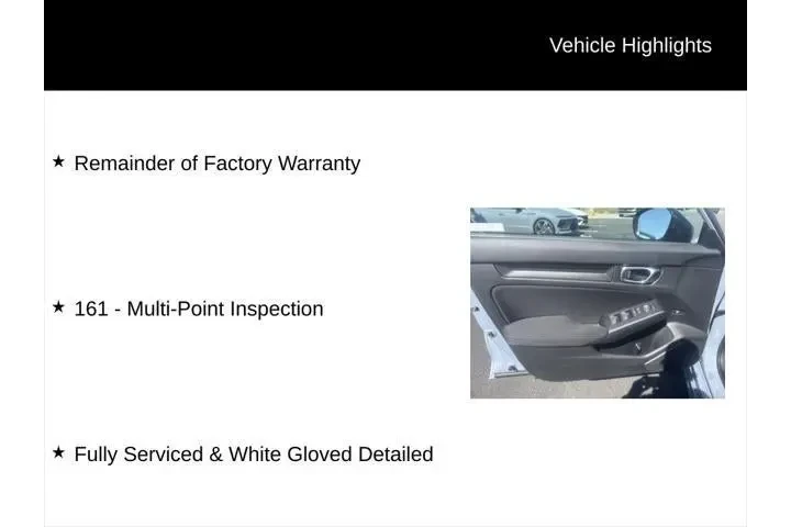$25495 : Honda Civic 2024 Sport 4dr S image 10