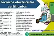 Electricistas certificados en Bogota