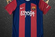 camiseta barcelona roja y azul en Barcelona