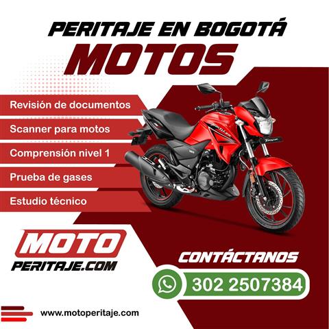 Peritaje motos Bogotá precio image 1