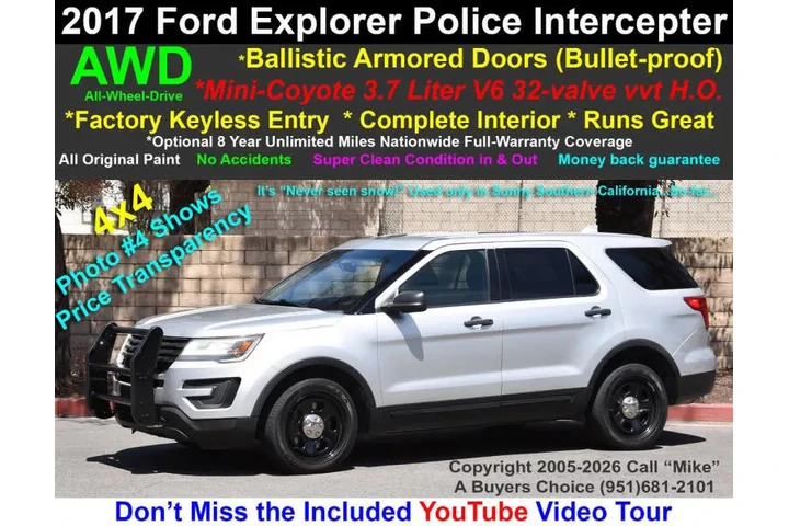 $13750 : 2017 Explorer Police Intercep image 2