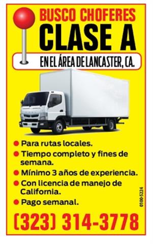 CHOFER CLASE:A🚚 rutas locales image 1