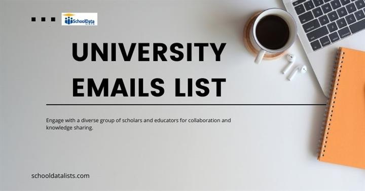 Get the University Emails List image 1
