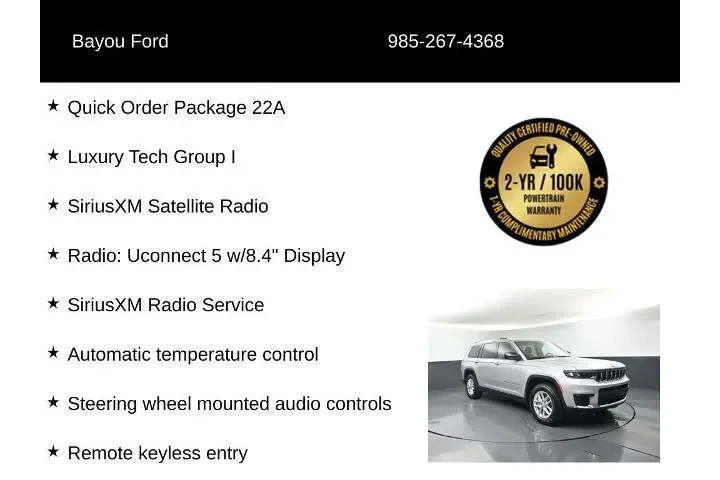 $24980 : Jeep Grand Cherokee L 2021 4 image 9