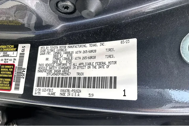 $39991 : Toyota Tundra 2023 4x2 SR5 4 image 7