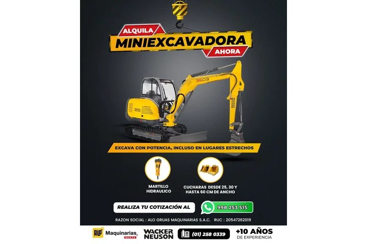 Alquiler de maquinaria pesada image 1