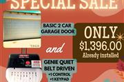 Single car garage door deal