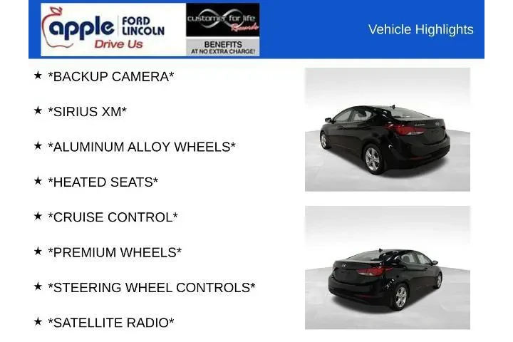 $9300 : Hyundai ELANTRA 2016 SE 4dr image 10