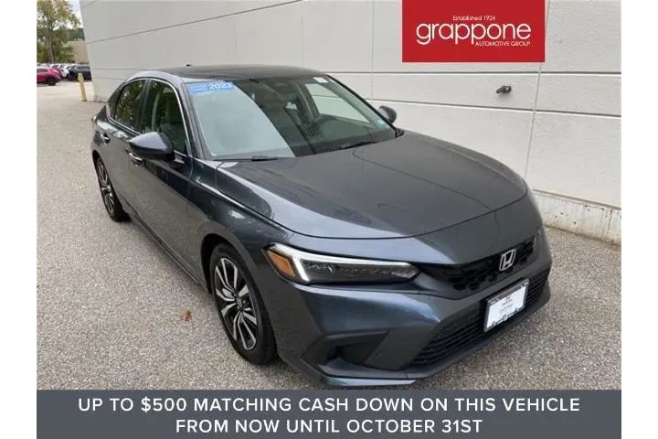$25590 : Honda Civic 2023 EX-L 4dr Ha image 1