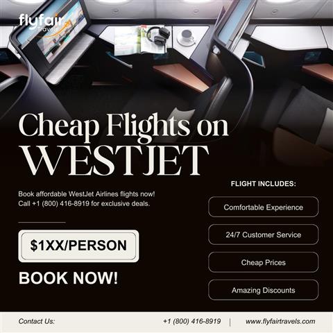 WestJet Airlines Flight Deals! image 1