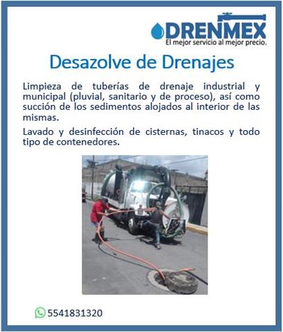 DRENMEX LIMPIEZA Y DESAZOLVE image 1