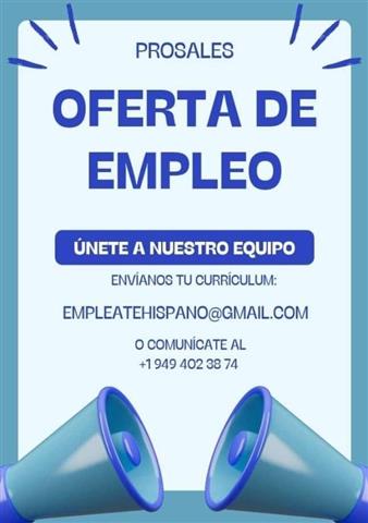 URGENTE OFERTA DE EMPLEO image 1