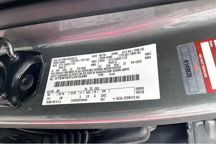 $34991 : Ford F-150 2020 4x4 XL 4dr S image 8