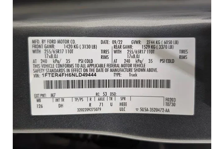 $28890 : Ford Ranger 2022 4x4 Lariat image 9