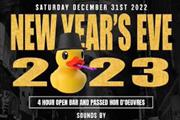 New Year's Eve party 2023 en New York