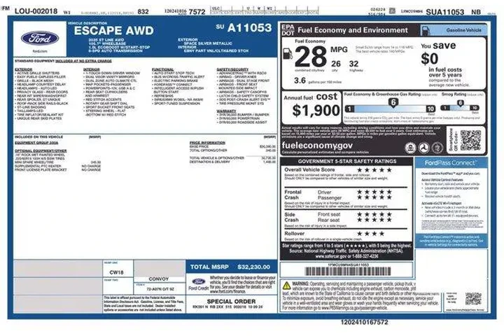 $27995 : Ford Escape 2025 AWD ST-Line image 2