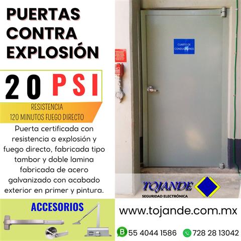 PUERTAS ANTI EXPLOSIÓN TOJANDE image 6